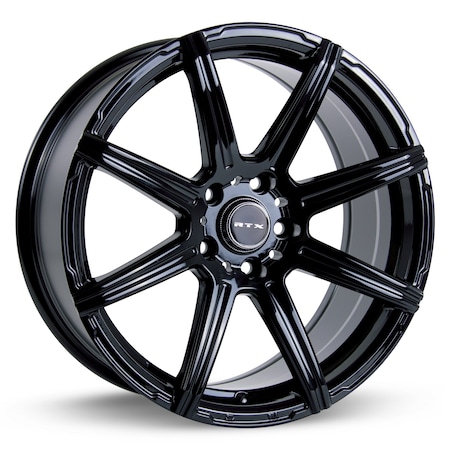 Rtx Alloy Wheel, Compass 15x6.5 5x100 38P C73.1 Gloss Black 081542